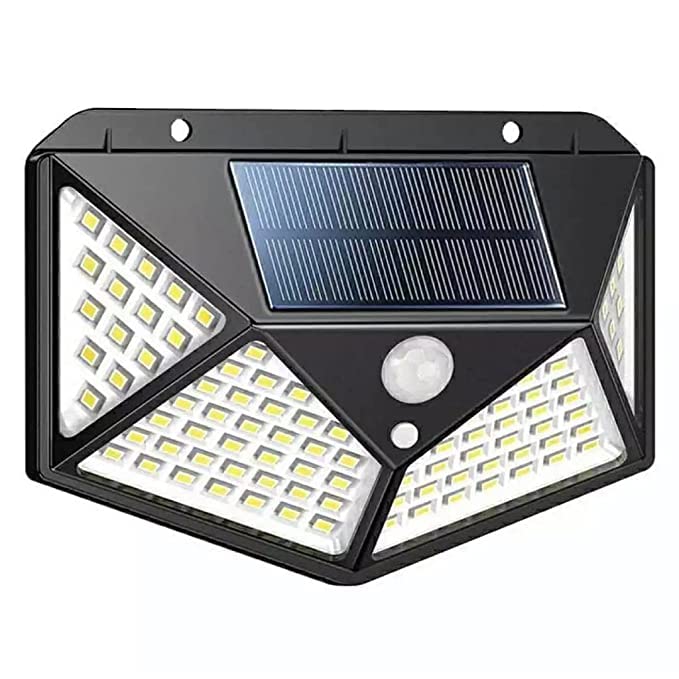 چراغ دیوارکوب خورشیدی سه حالته سنسوردار مدل bk-100