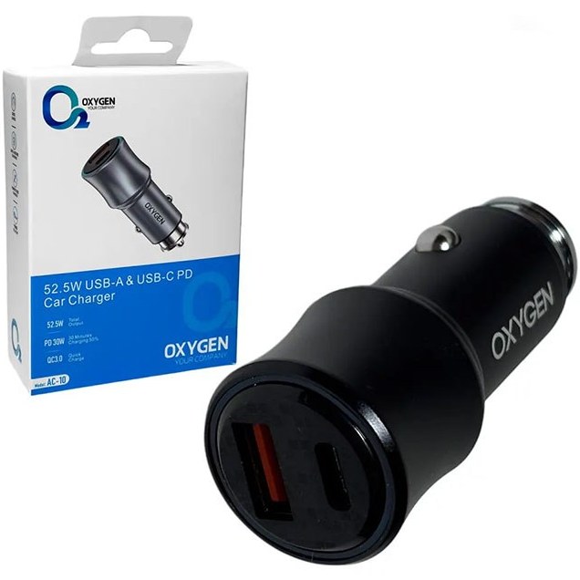 شارژر فندکی اکسیژن OXYGEN AC-10 52.5W