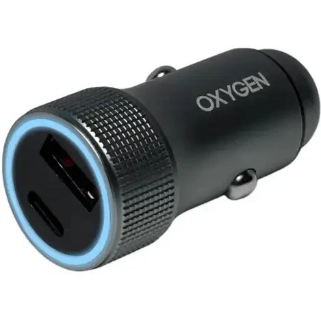 شارژر فندکی ماشین اکسیژن AC01 با 2 پورت و توان 38 وات